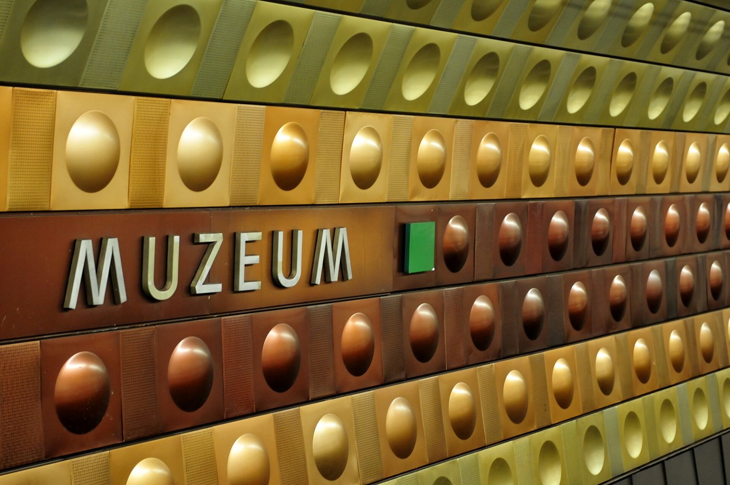 The Muzeum metro station in Prague