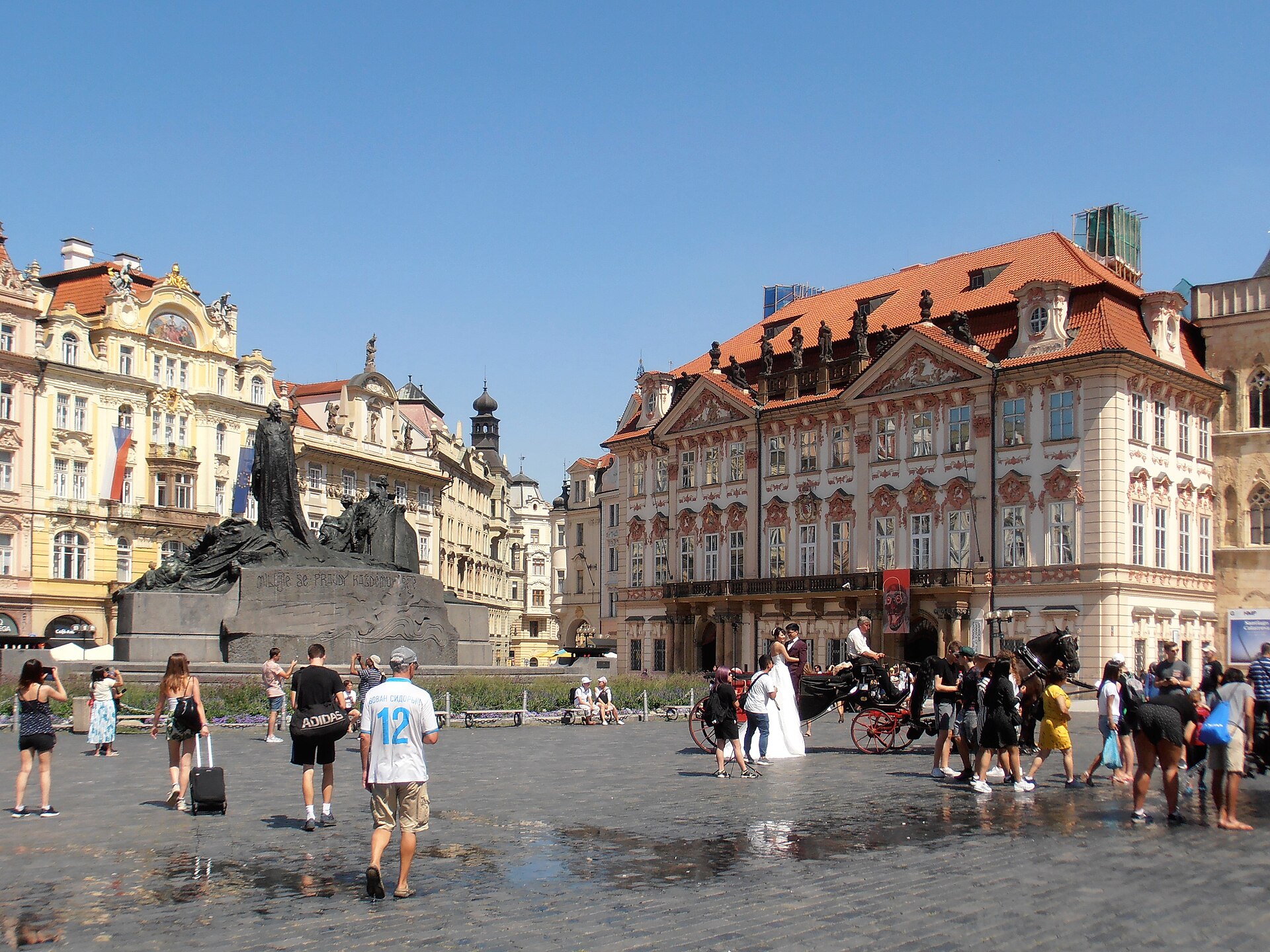 Old Town Square in daylight