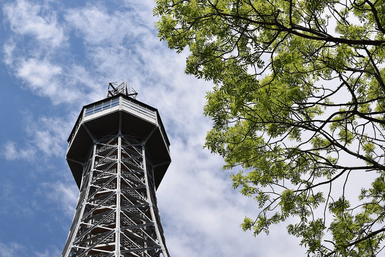 The lookout tower on Petřín hill