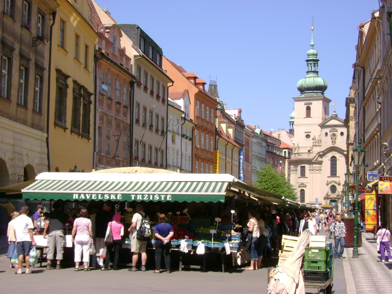 Havelské tržiště, a market in central Prague