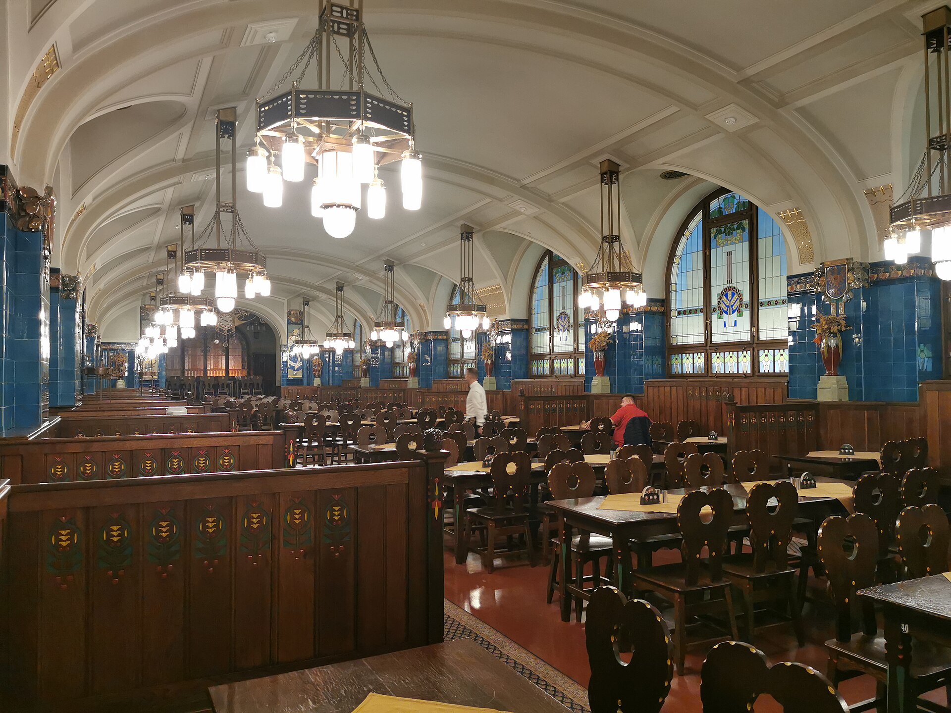 The café inside the Municipal House