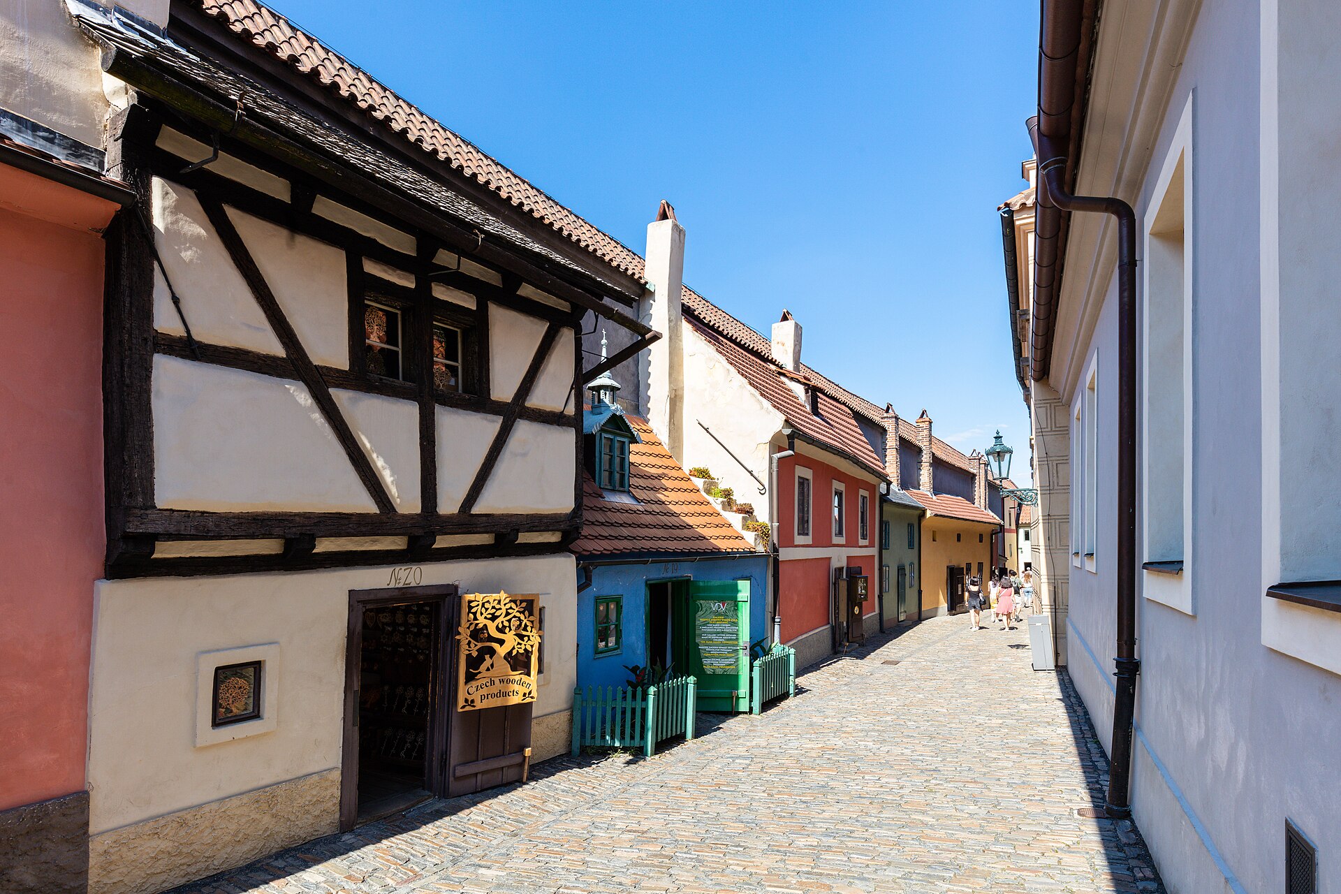 Golden Lane inside Prague Castle