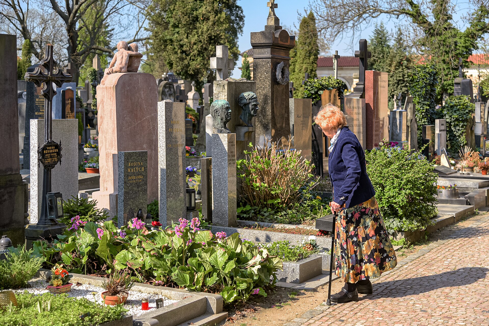 The Vyšehrad cemetery