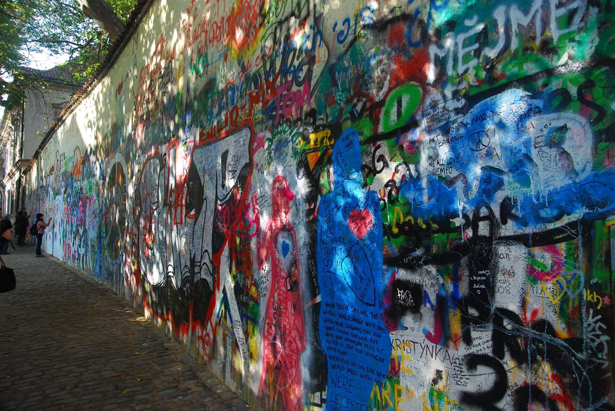 The Lennon Wall in Malá Strana