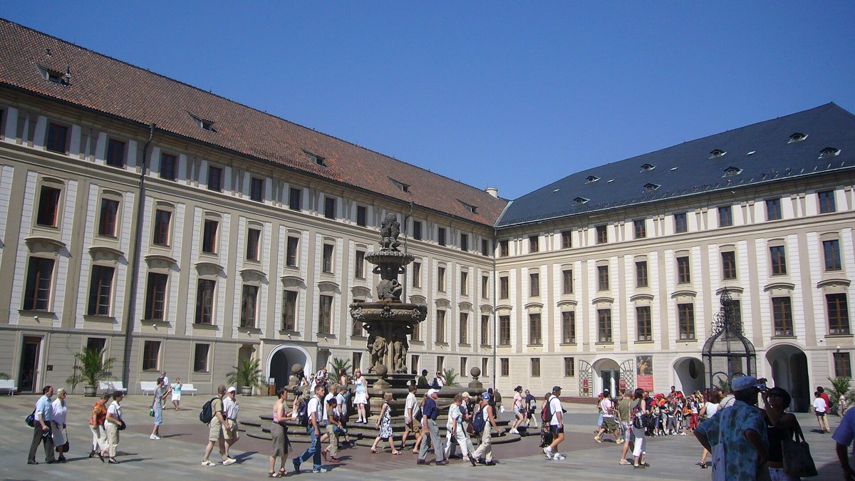 The second courtyard of Prague Castle