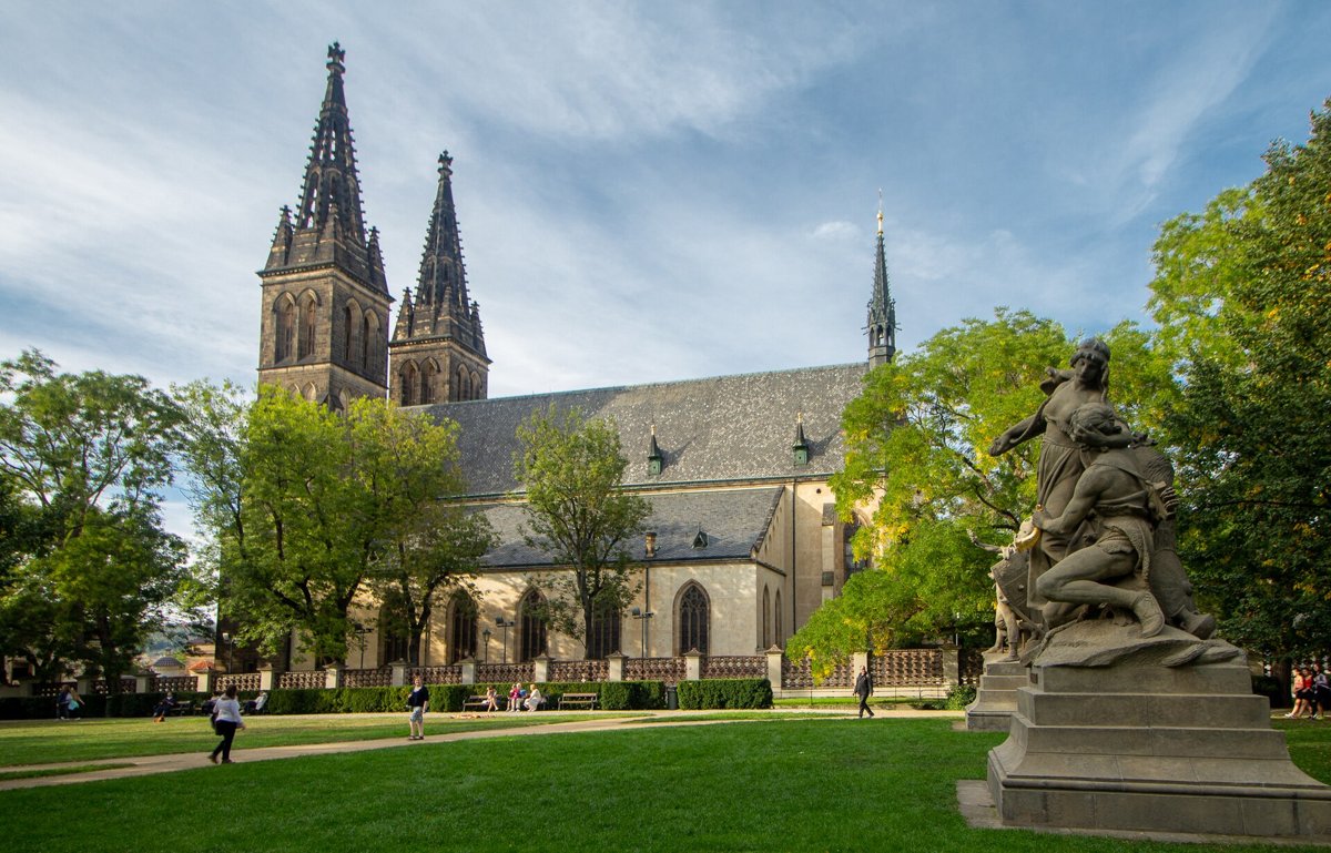 The basilica at Vyšehrad